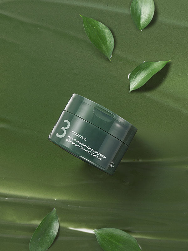 numbuzin No.3 Pore & Makeup Cleansing Balm with Green Tea and Charcoal 85g